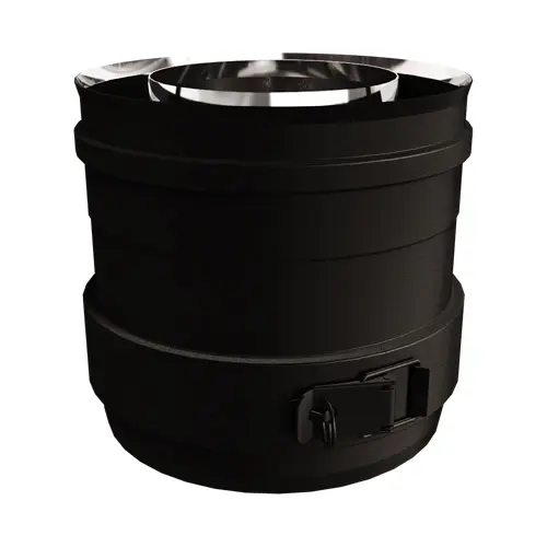 ELEMENT DROIT 10cm Diam100/150 Noir - PGI ELEMENT DROIT 10cm Diam100/150 Noir - PGI