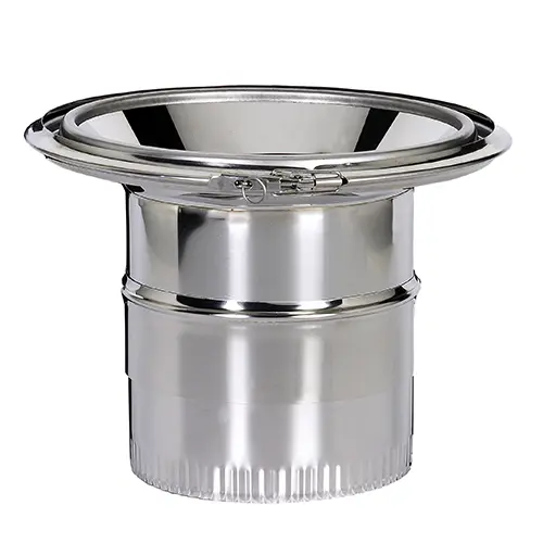 RACCORD HAUT SUR CONDUIT - 230EM/230IG - INOX GALVA RACCORD HAUT SUR CONDUIT - 230EM/230IG - INOX GALVA
