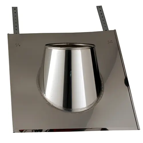SOLIN INOX Ardoise 15°/30° Diam200 - Avec collerette à joint - FLEXIBLE SOLIN INOX Ardoise 15°/30° Diam200 - Avec collerette à joint - FLEXIBLE