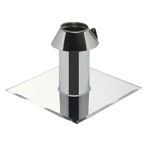 SOLIN INOX Toit plat - Diam180 - Avec collerette à joint - FLEXIBLE SOLIN INOX Toit plat - Diam180 - Avec collerette à joint - FLEXIBLE
