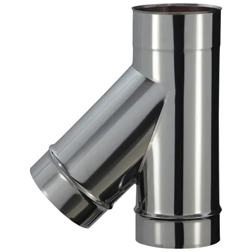 TE DE BRANCHEMENT 135° Diam200 - INOX SOI TE DE BRANCHEMENT 135° Diam200 - INOX SOI