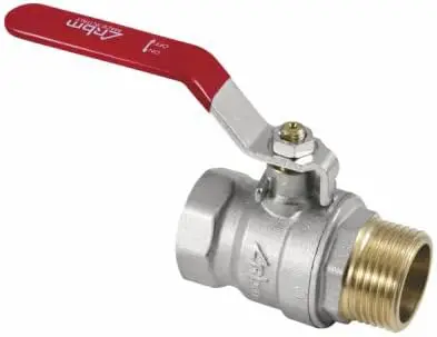 VANNE B SPHERIQUE 3/8 MF POIGNEE PLATE ROUGE VANNE B SPHERIQUE 3/8 MF POIGNEE PLATE ROUGE