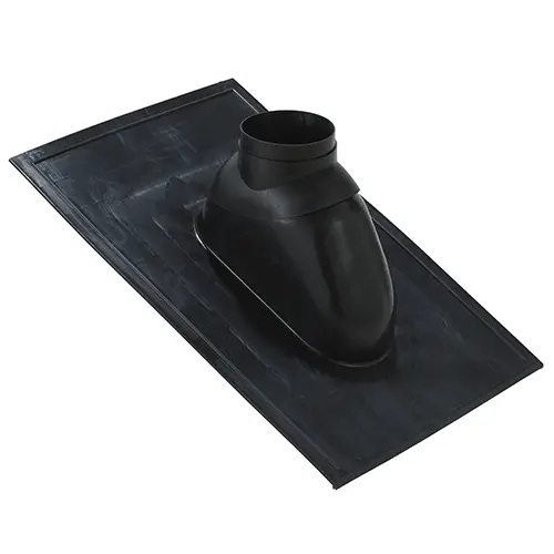 SOLIN ARDOISE Peint Noir 30°/45° Diam100/150 avec collerette à joint - PG SOLIN ARDOISE Peint Noir 30°/45° Diam100/150 avec collerette à joint - PG
