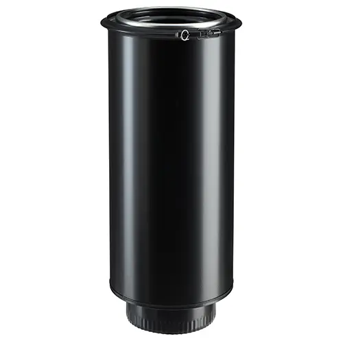 ELEMENT DROIT DE FINITION 100cm Diam230 - Noir - 230IG/150EM - INOX GALVA ELEMENT DROIT DE FINITION 100cm Diam230 - Noir - 230IG/150EM - INOX GALVA