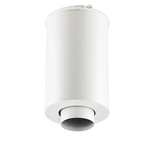 ELEMENT DROIT DE FINITION 100cm Diam230 - Blanc - 230IG/150EM - INOX GALVA ELEMENT DROIT DE FINITION 100cm Diam230 - Blanc - 230IG/150EM - INOX GALVA