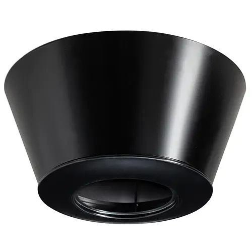 DECO+ H22cm Diam150 - Noir - INOX GALVA DECO+ H22cm Diam150 - Noir - INOX GALVA