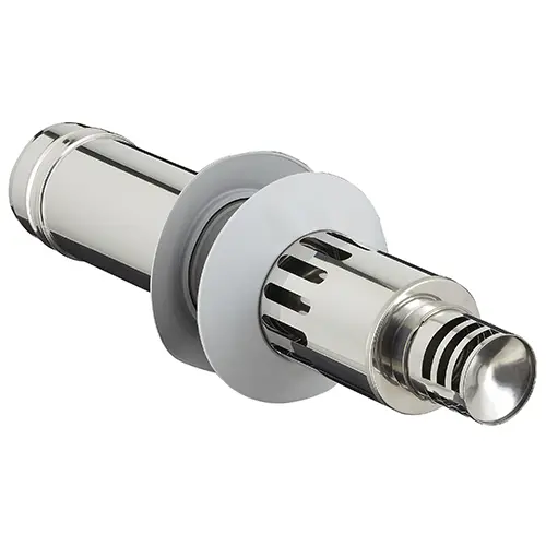 TERMINAL HORIZONTAL REGLABLE Diam80/125 Inox - DUALIS EI TERMINAL HORIZONTAL REGLABLE Diam80/125 Inox - DUALIS EI