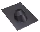 SOLIN ARDOISE Peint Noir 30°/45° Diam80/130 avec collerette à joint - PGI