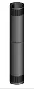 HABILLAGE VENTILE - 95/150cm Diam150 Noir Mat - DESIGN'UP