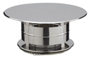 CHAPEAU ASPIRATEUR SIMPLE - DIAM 150 - I NOX INOX