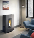 Poêle à granulés GRACE 7 - Acier Anthracite - 7 kW