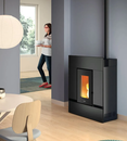 Poêle à granulés MITHOS PLUS 12 UP Acier Anthracite - 12 kW