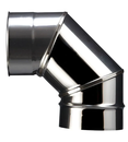 COUDE 90  - DIAM 150 - INOX SOI