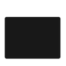 Plaque de sol - Rectangulaire 66x80cm - Acier noir 2mm