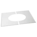 PLAQUE PROPRETE pour PDSE 0/40% Noir Diam80/130 (Rampant) - PGI