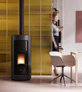 Poêle à granulés SHELL 9 UP - Acier Anthracite - 9,1 kW