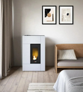 Poêle à granulés SPIRIT 5 - Acier blanc - 5,2 kW