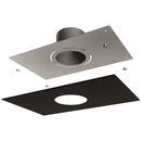 PLAQUE DE FINITION Tubage ventile 30x40cm - Diam100 -Noir - EMAILLE