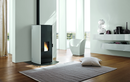 Poêle à granulés TOE E 6 US - Acier Blanc - 6,1 kW