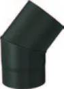 COUDE 45  NOIR MAT EP.1MM D.180