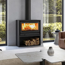 POELE BACK BOX ECO PORTE ACIER