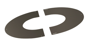 PLAQUE PROPRETE INOX 40/50° Diam80/130 Noir - PGI PLAQUE PROPRETE INOX 40/50° Diam80/130 Noir - PGI