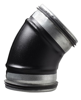 COUDE 45° AIR SIMPLE PAROI Diam80 Noir COUDE 45° AIR SIMPLE PAROI Diam80 Noir