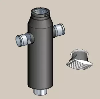 PE CONFORT+ IG - RESEAU 125 - BLANC - DI AM 230/130