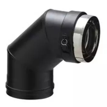COUDE 90° Diam80/130 Noir - PGI COUDE 90° Diam80/130 Noir - PGI