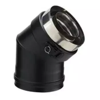 COUDE 45° Diam100/150 Noir - PGI COUDE 45° Diam100/150 Noir - PGI