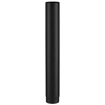 ELEMENT DROIT 100cm Diam130 Noir - ACIER 2MM