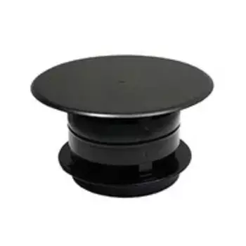 CHAPEAU ASPIRATEUR Simple - Diam150 - Noir - INOX INOX CHAPEAU ASPIRATEUR Simple - Diam150 - Noir - INOX INOX