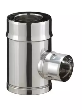 TE FUMEE Diam100/150 Noir (vers adaptateur) - PGI TE FUMEE Diam100/150 Noir (vers adaptateur) - PGI