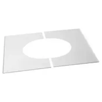 PLAQUE PROPRETE pour PDSE 0/40% Blanc Diam80/130 (Rampant) - PGI