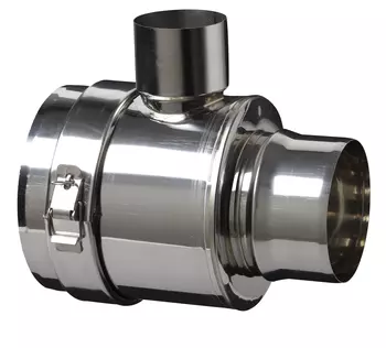 ELEMENT DROIT PRISE D'AIR HORIZONTAL 90° (vers adaptateur) Diam100/150 - PGI ELEMENT DROIT PRISE D'AIR HORIZONTAL 90° (vers adaptateur) Diam100/150 - PGI