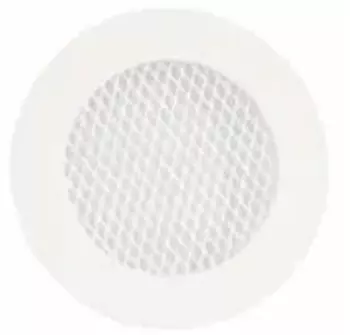 GRILLE ACIER RONDE - DIAM 60 - BLANC