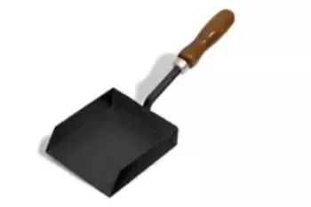 PELLE AVEC MANCHE BOIS - 14X23X3.5CM - N OIR/ACIER PELLE AVEC MANCHE BOIS - 14X23X3.5CM - N OIR/ACIER