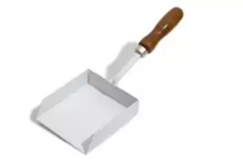 PELLE AVEC MANCHE BOIS - 14X23X3.5CM - B LANC/ACIER PELLE AVEC MANCHE BOIS - 14X23X3.5CM - B LANC/ACIER