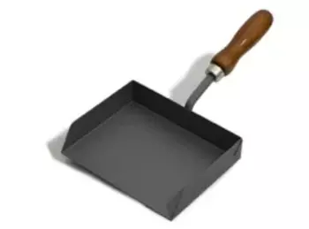 PELLE XL + MANCHE BOIS - 14X23X3.5CM - N OIR/ACIER PELLE XL + MANCHE BOIS - 14X23X3.5CM - N OIR/ACIER