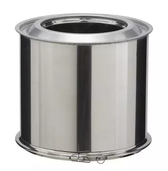 ELEMENT DROIT 25cm Diam150 - INOX INOX ELEMENT DROIT 25cm Diam150 - INOX INOX