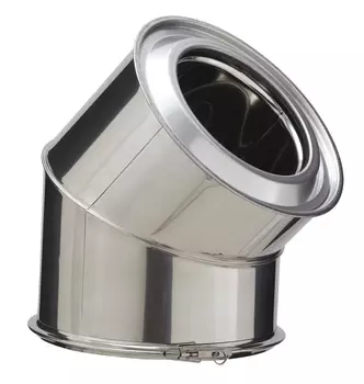 COUDE 45° Diam150 - INOX INOX