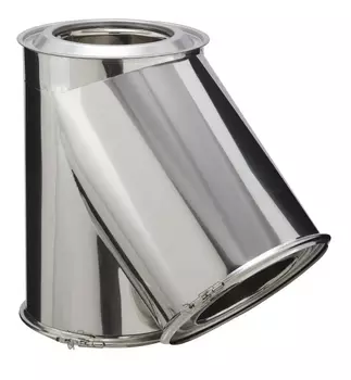 TE ISOLE 135° Diam150 - INOX INOX TE ISOLE 135° Diam150 - INOX INOX