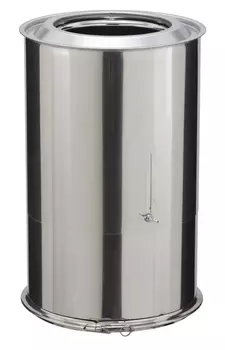 ELEMENT DROIT REGLABLE 35/45cm Diam150 - INOX INOX ELEMENT DROIT REGLABLE 35/45cm Diam150 - INOX INOX
