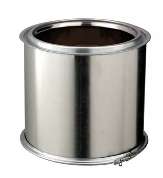 ELEMENT DROIT 25cm Diam150 - INOX GALVA