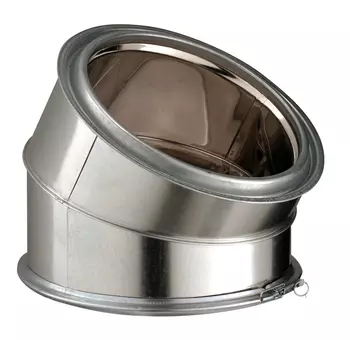 COUDE 30° Diam150 - INOX GALVA