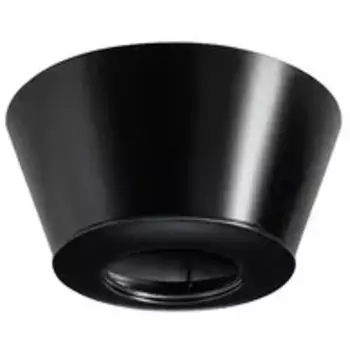 DECO+ H22cm Diam180/230 - Noir - 150EM - INOX GALVA DECO+ H22cm Diam180/230 - Noir - 150EM - INOX GALVA