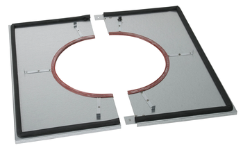 PLAQUE DISTANCE SECURITE ETANCHE Diam150 (Plafond) - INOX GALVA PLAQUE DISTANCE SECURITE ETANCHE Diam150 (Plafond) - INOX GALVA