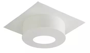 FINITION PLAFOND Carrée H12cm Diam180 - Blanc - 150IG - INOX GALVA FINITION PLAFOND Carrée H12cm Diam180 - Blanc - 150IG - INOX GALVA