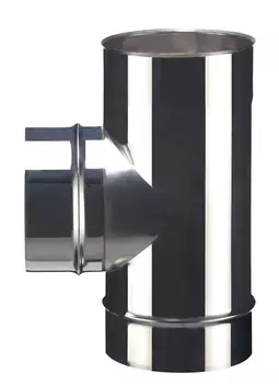 TE DE BRANCHEMENT 90° Diam110 - INOX SOI TE DE BRANCHEMENT 90° Diam110 - INOX SOI