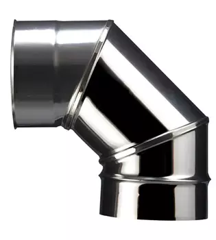 COUDE PLISSES SOUDES 90° Diam150 - INOX SOI COUDE PLISSES SOUDES 90° Diam150 - INOX SOI